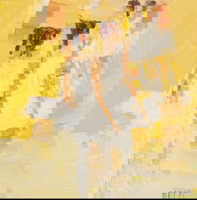 Impasto Figural Painting by Italo Botti.