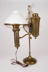 Brass Student Lamp, The Belgian Lamp.