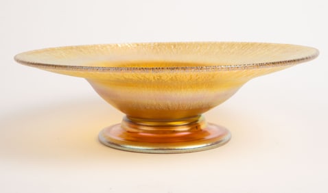 L.C.Tiffany Favrile Iridescent Bowl.