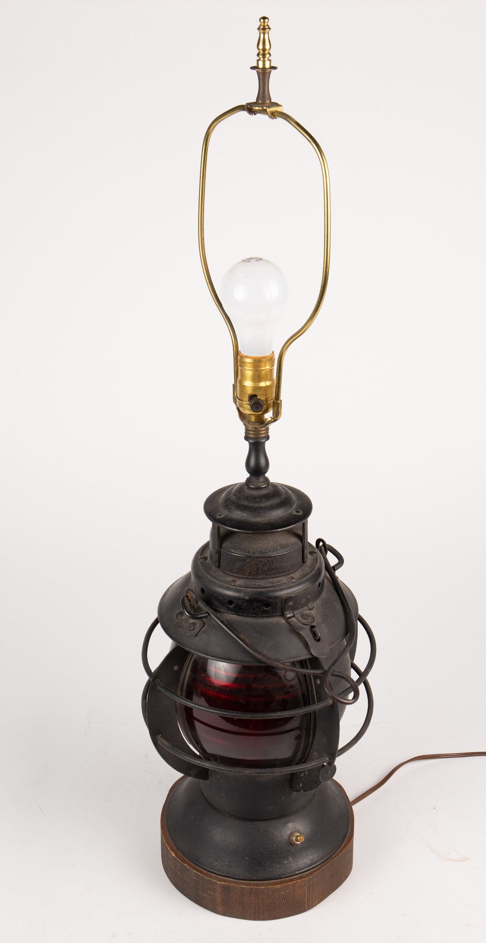 Armspear Railroad Lantern, Converted to a Lamp. (1 of 8)