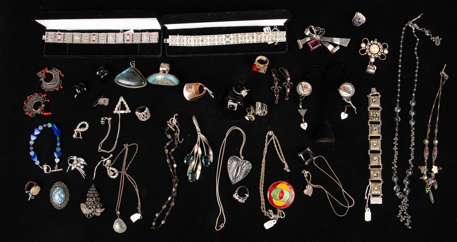 Lot Sterling & Gemstone Jewelry, inc. Julie Shaw. (1 of 15)