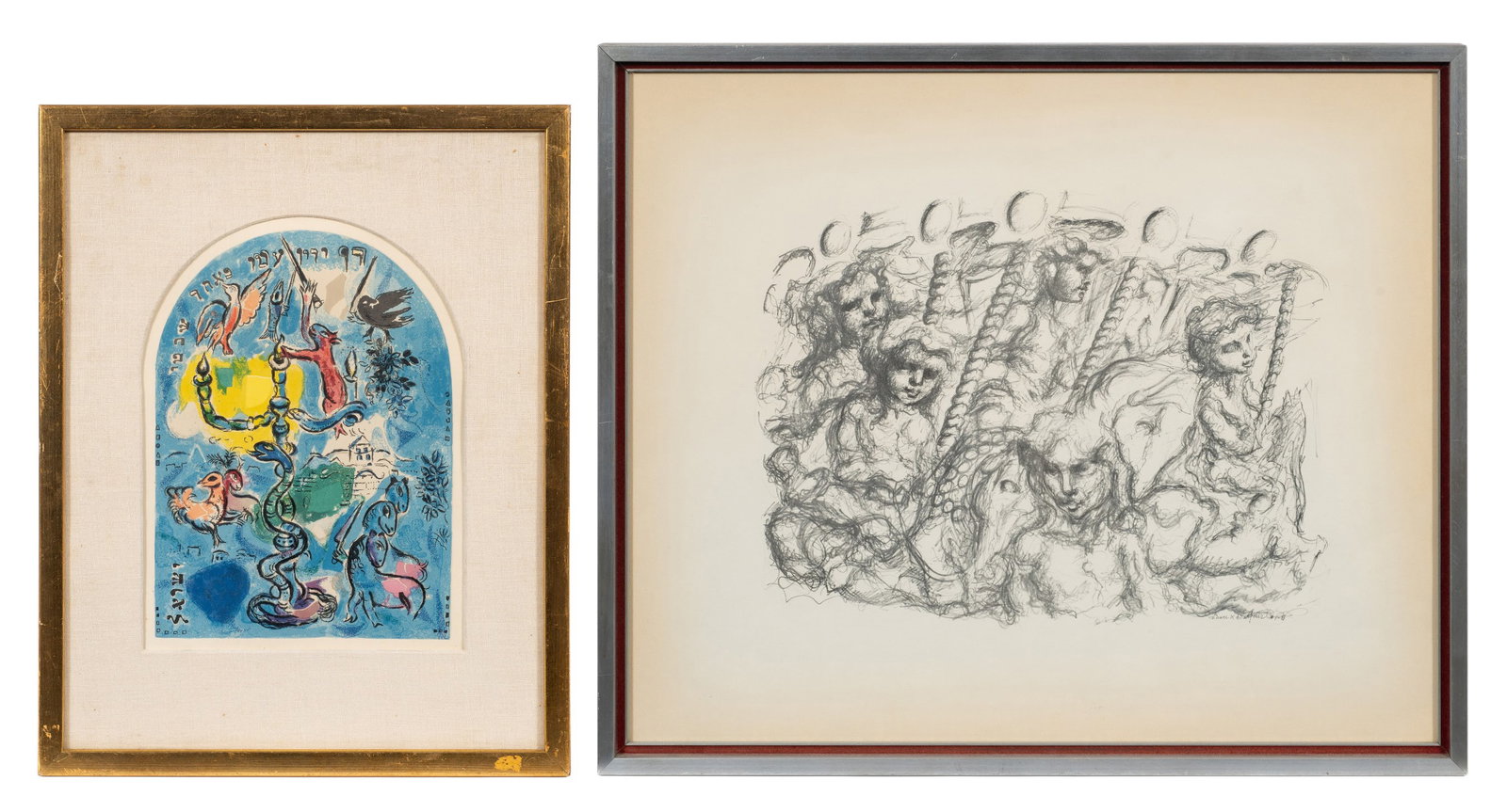 Two Artworks - Marc Chagall and Bruce X. Balfour. (1 of 10)