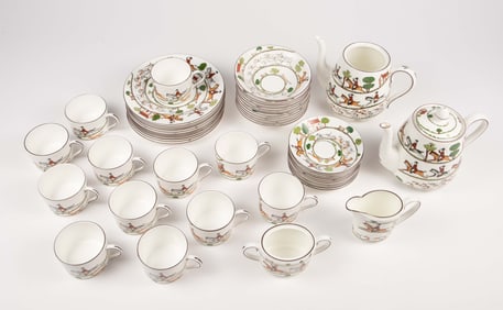 Wedgwood "Hunting Scenes" Partial China Set.