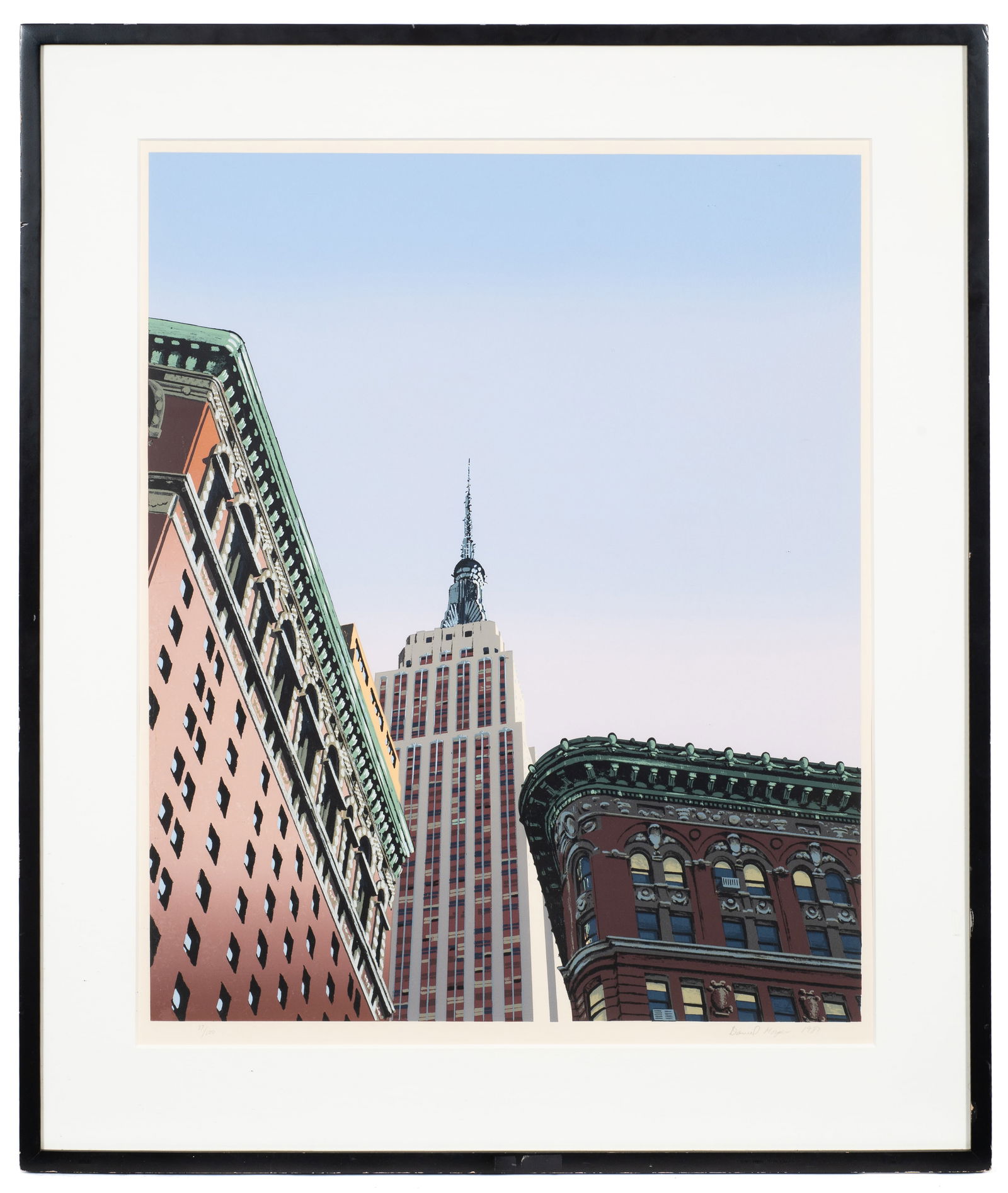 Empire State Building, Daniel Morper Serigraph. (1 of 6)