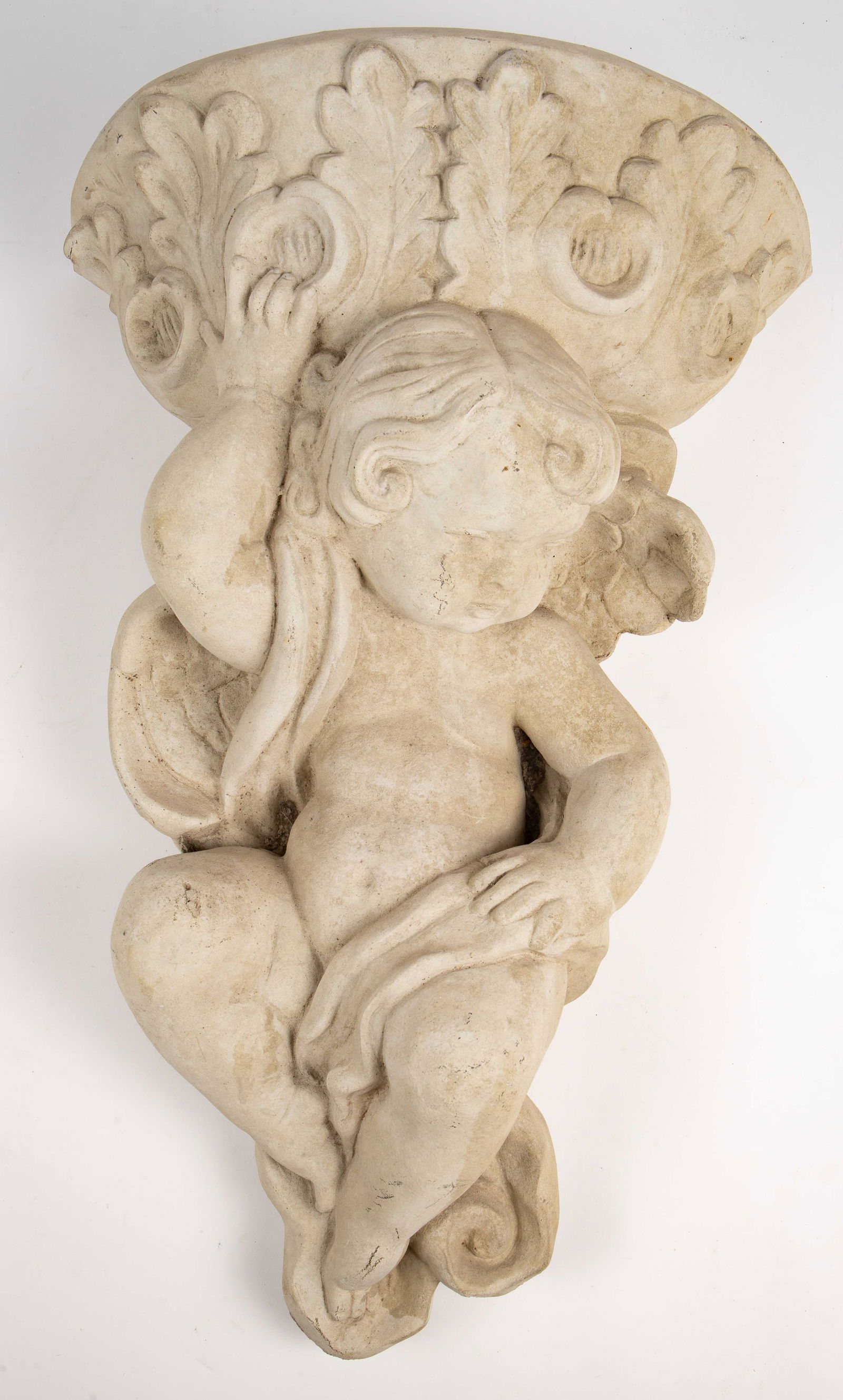 Nina Studio Cement Cherub Wall Planter. (1 of 6)
