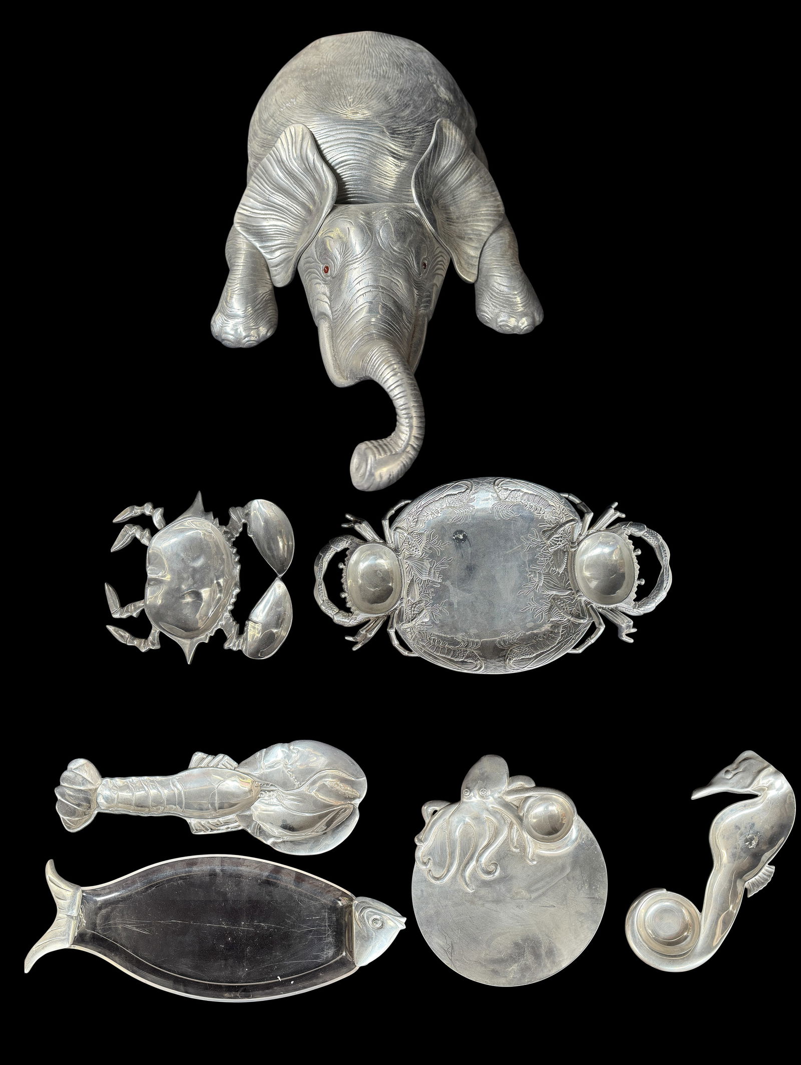 Lot of Animal Serving Dishes, inc. Arthur Court. (1 of 12)