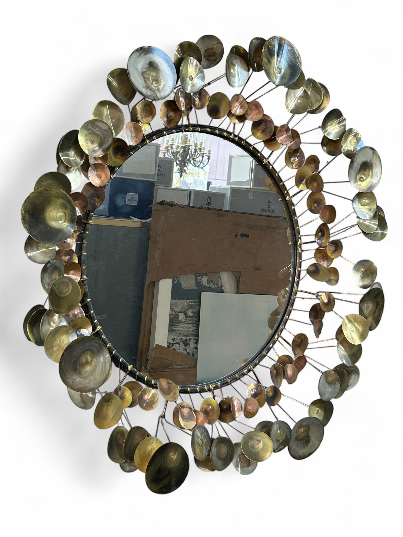 Unsigned Curtis Jere Raindrops Mirror. (1 of 9)