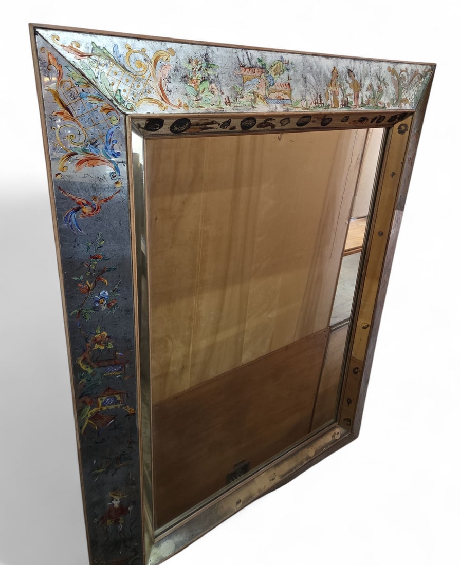 Vintage Chinoiserie Wall Mirror. (1 of 3)