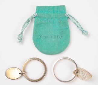 2 Sterling Tiffany & Co. Key Rings, inc. Return to