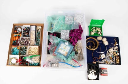 Costume Jewelry & More - Turquoise, Trigere, Burba