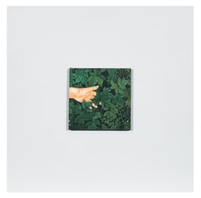 Miniature Painting of Hand & Plants, Martha Erlich