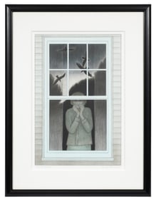 The Dream, Color Lithograph by Will Barnet.