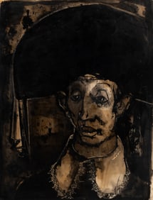 Le Paludier, Figural Drawing, Yves Ganne.