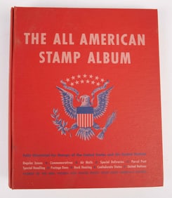 Minkus The All American Stamp Album, Partial.