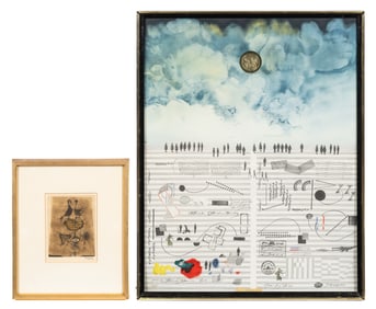Lot: 2 Signed Prints - Friedlaender and Steinberg.