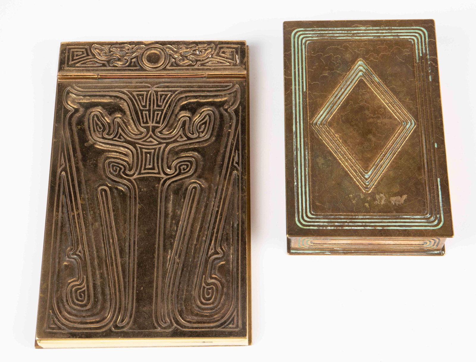 Tiffany Studios "Graduate" Box, "Chinese" Notepad. (1 of 6)