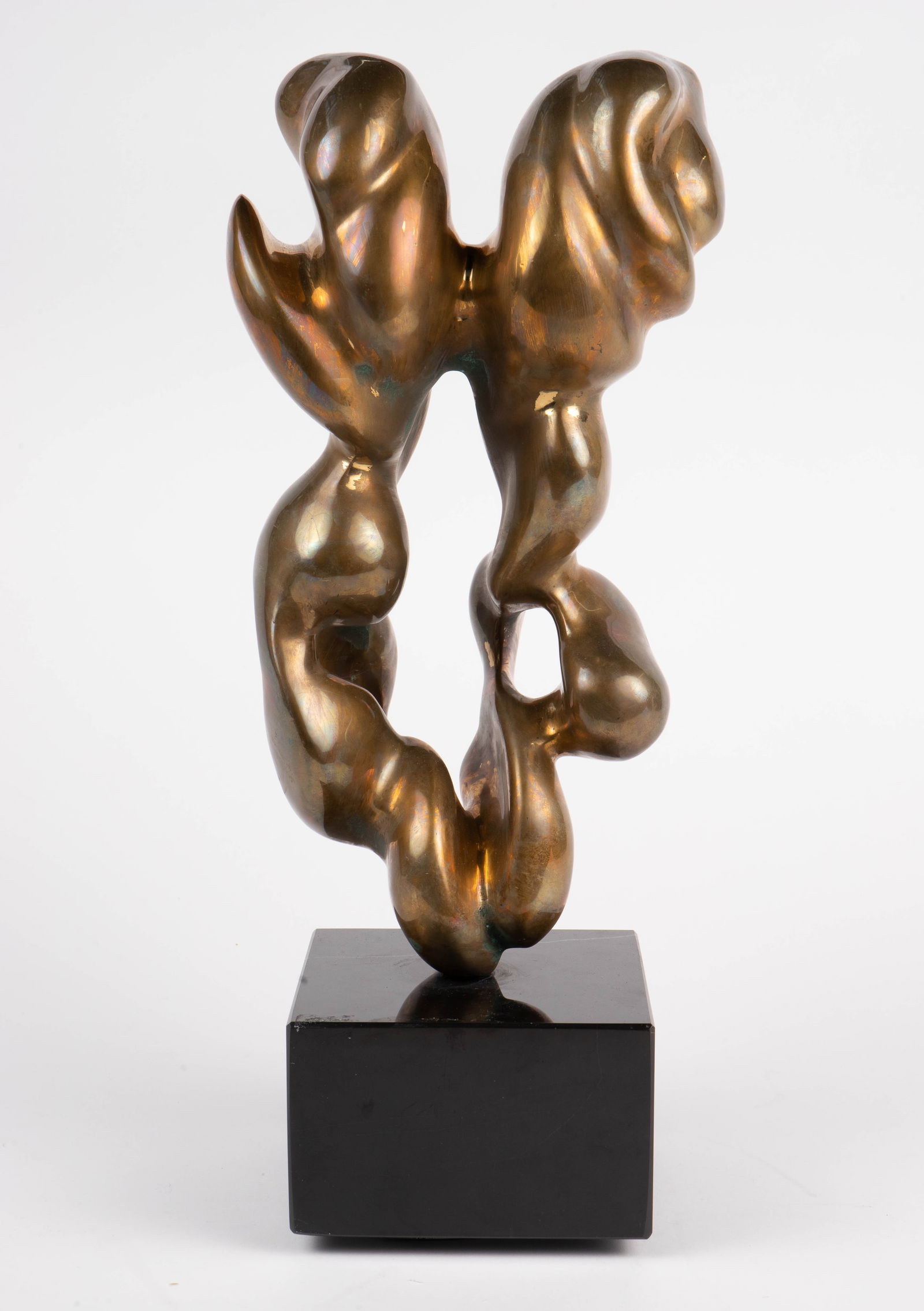 Sarah Szold Abstract Bronze on Rotating Base. (1 of 7)