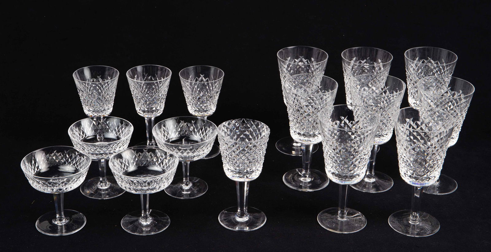 Waterford Crystal "Alana" 16 Pc. Drinkware Set. (1 of 7)