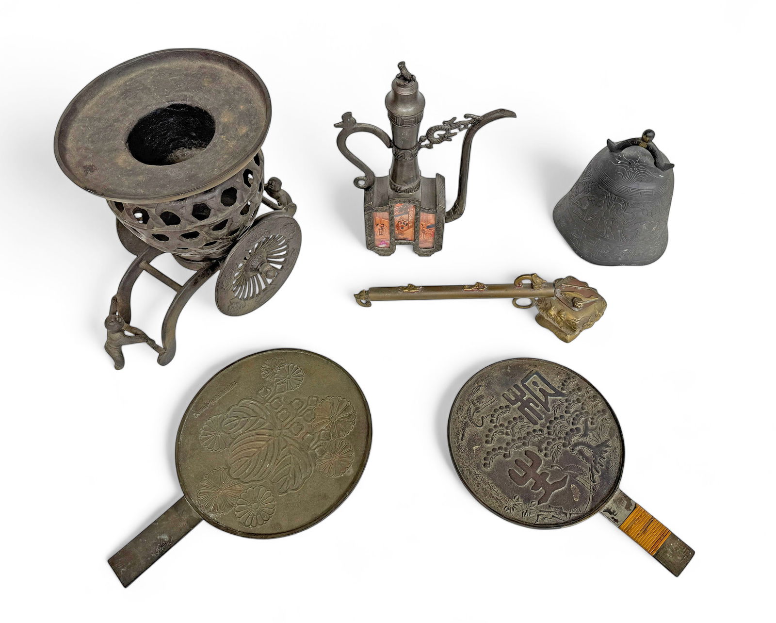 Lot of 6 Asian Metal Articles. (1 of 13)