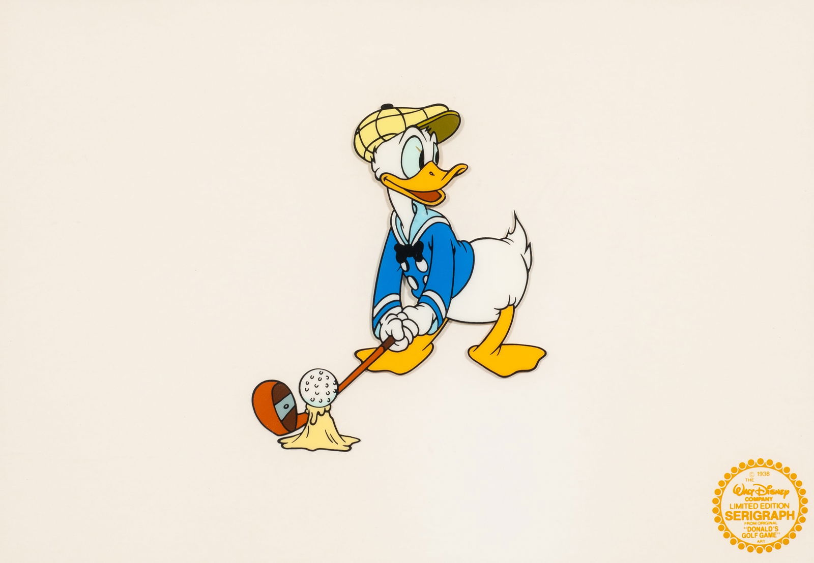 Donald's Golf Game, Limited Ed. Serigraph Cel. (1 of 6)