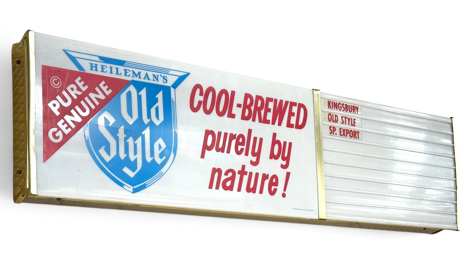 Old Style Vintage Light-Up Beer Sign. (1 of 1)