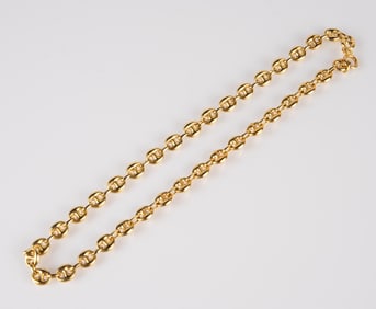 18K Gold 15" Chain Necklace - Uno-A-Erre, 11.2 Dwt