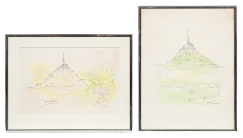 Jim Dine Lithographs, Mont Saint Michel.