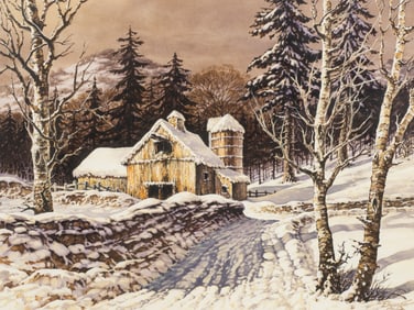 Vermont Hill Country, Watercolor, Donald Ellwanger