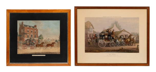 Lot of Two Engravings - Hunt and Harris.