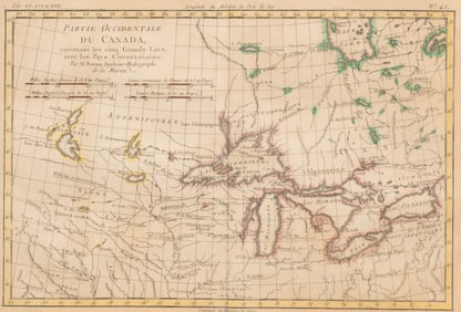 Partie Occidentale du Canada, R. Bonne Map.