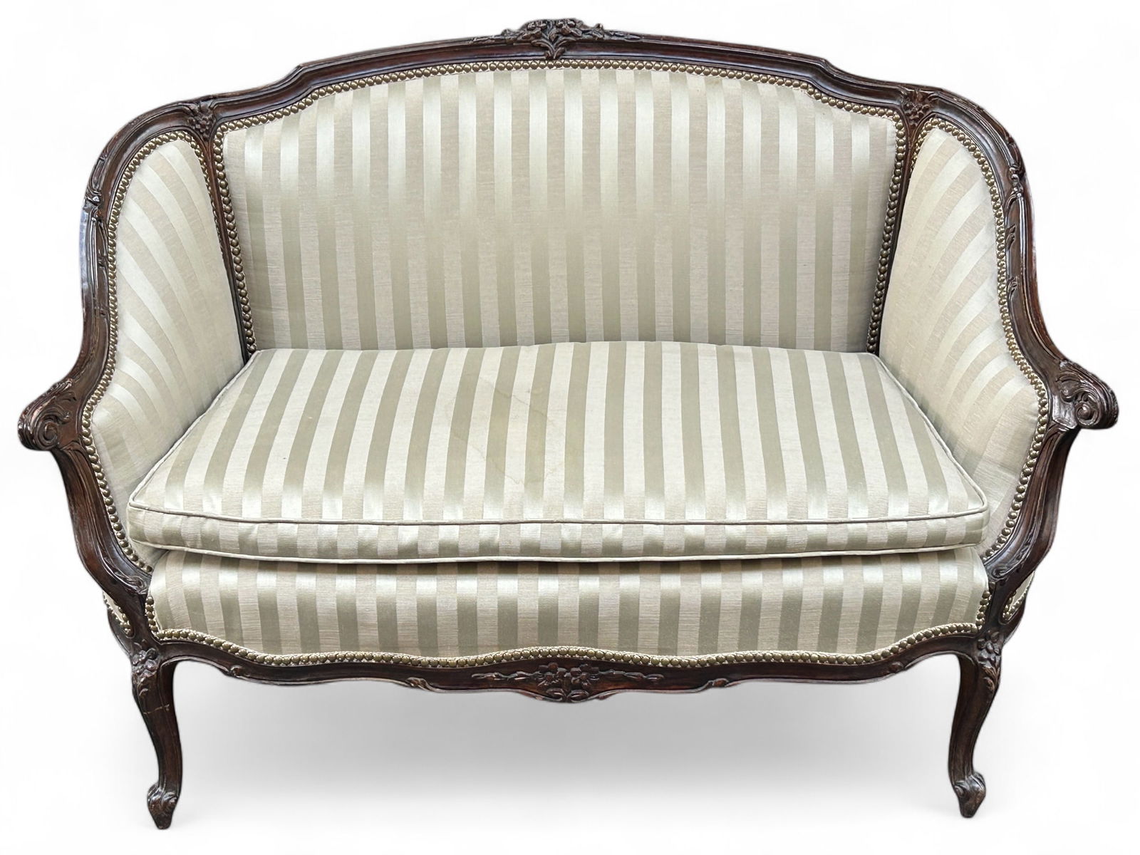 French Louis XV Style Settee. (1 of 9)
