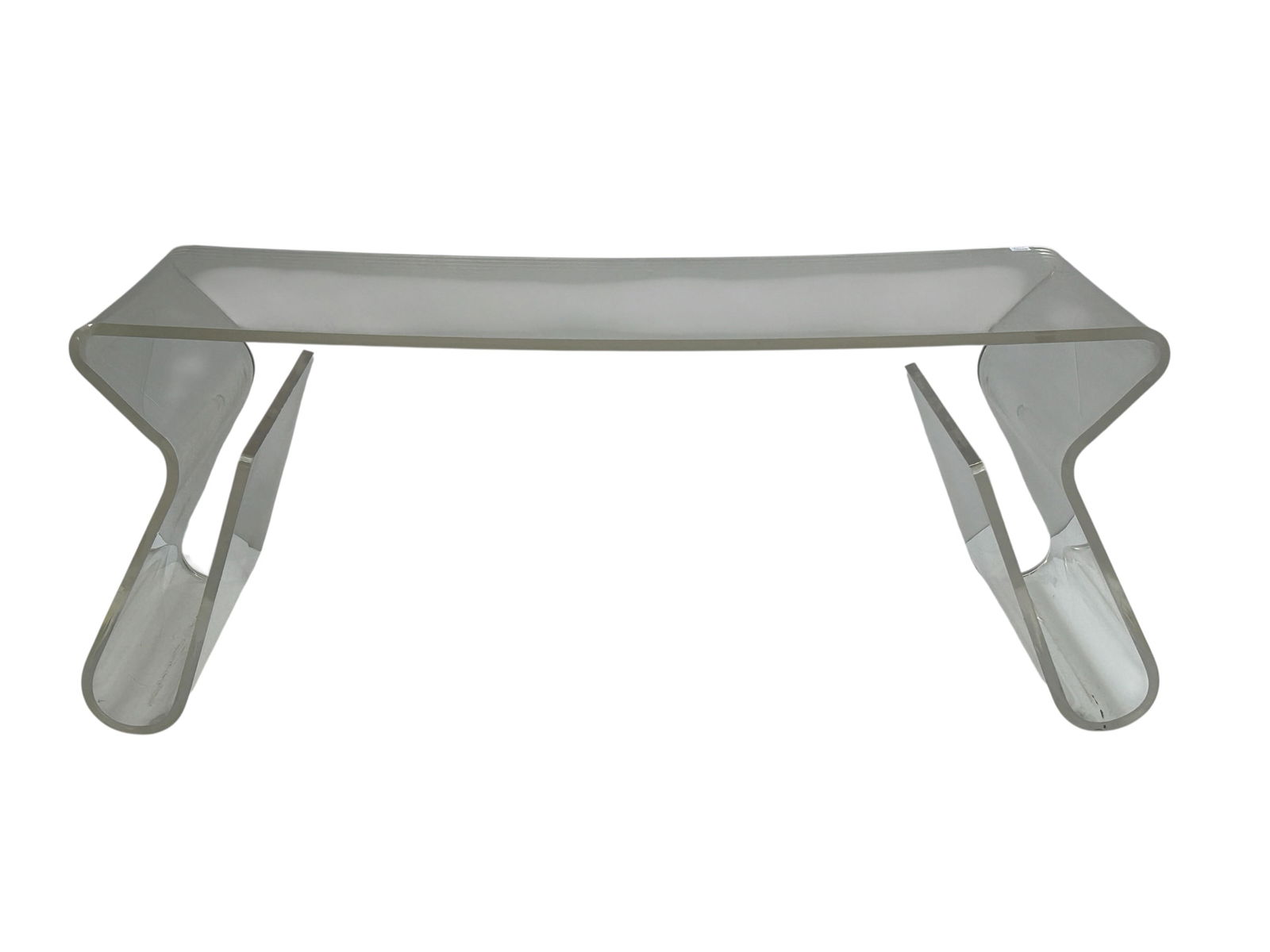 Lucite Coffee Table / Magazine Holder. (1 of 6)