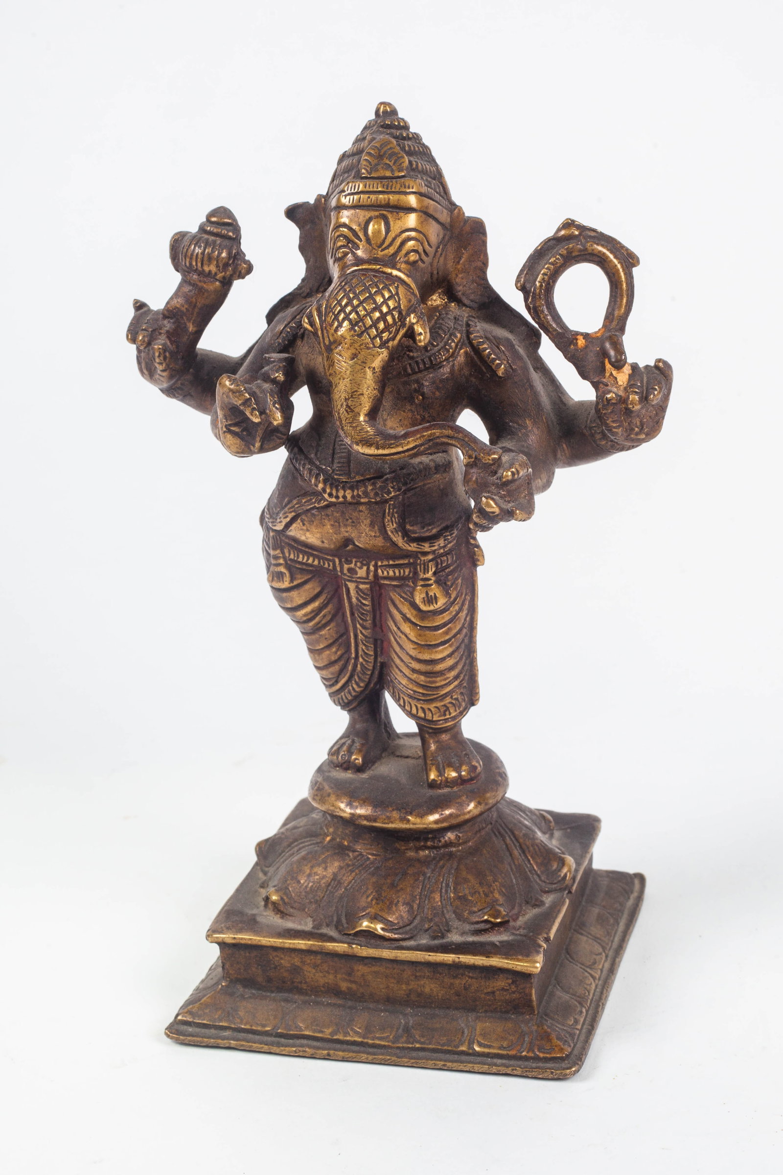 Hindu Bronze Dancing Ganesha Sculpture. (1 of 5)
