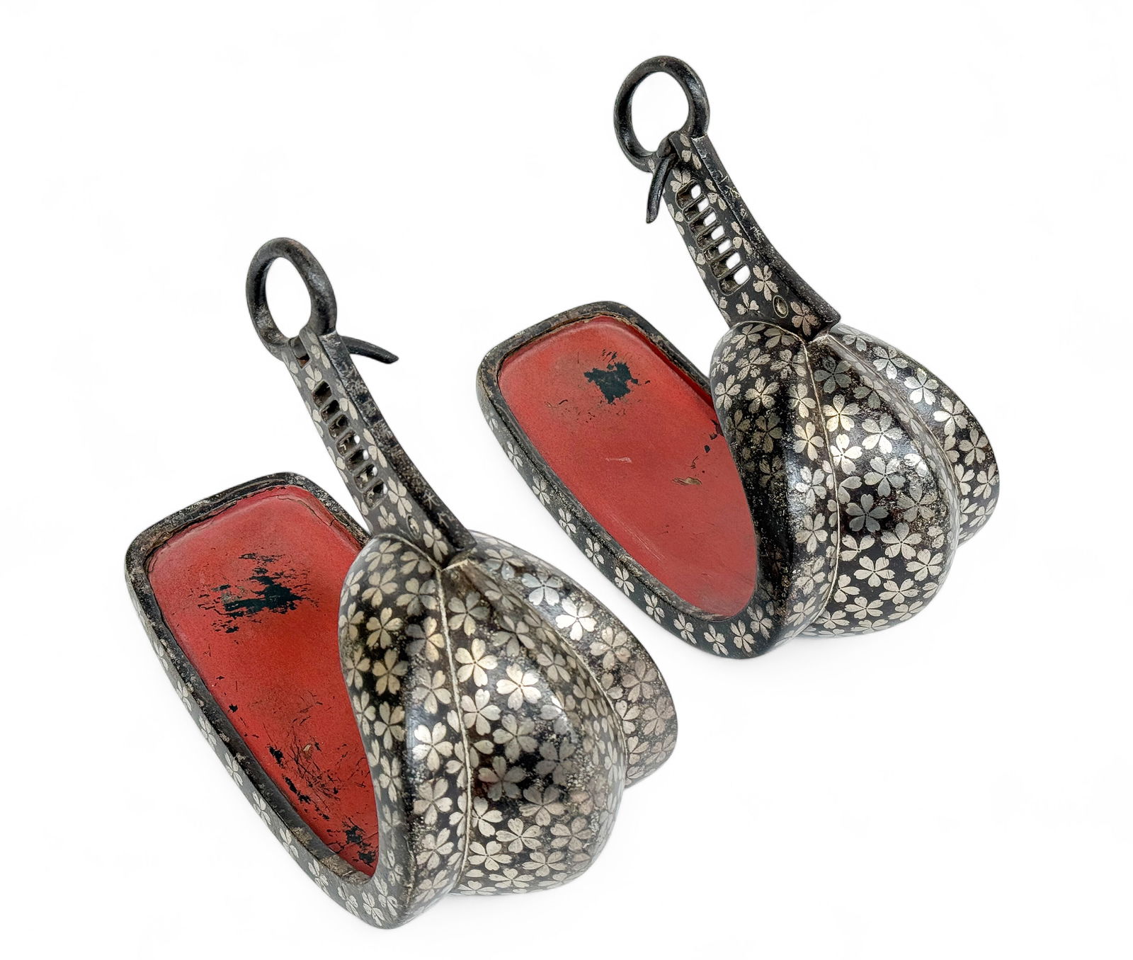 Pair Possibly Edo Period Japanese Samurai Stirrups (1 of 6)