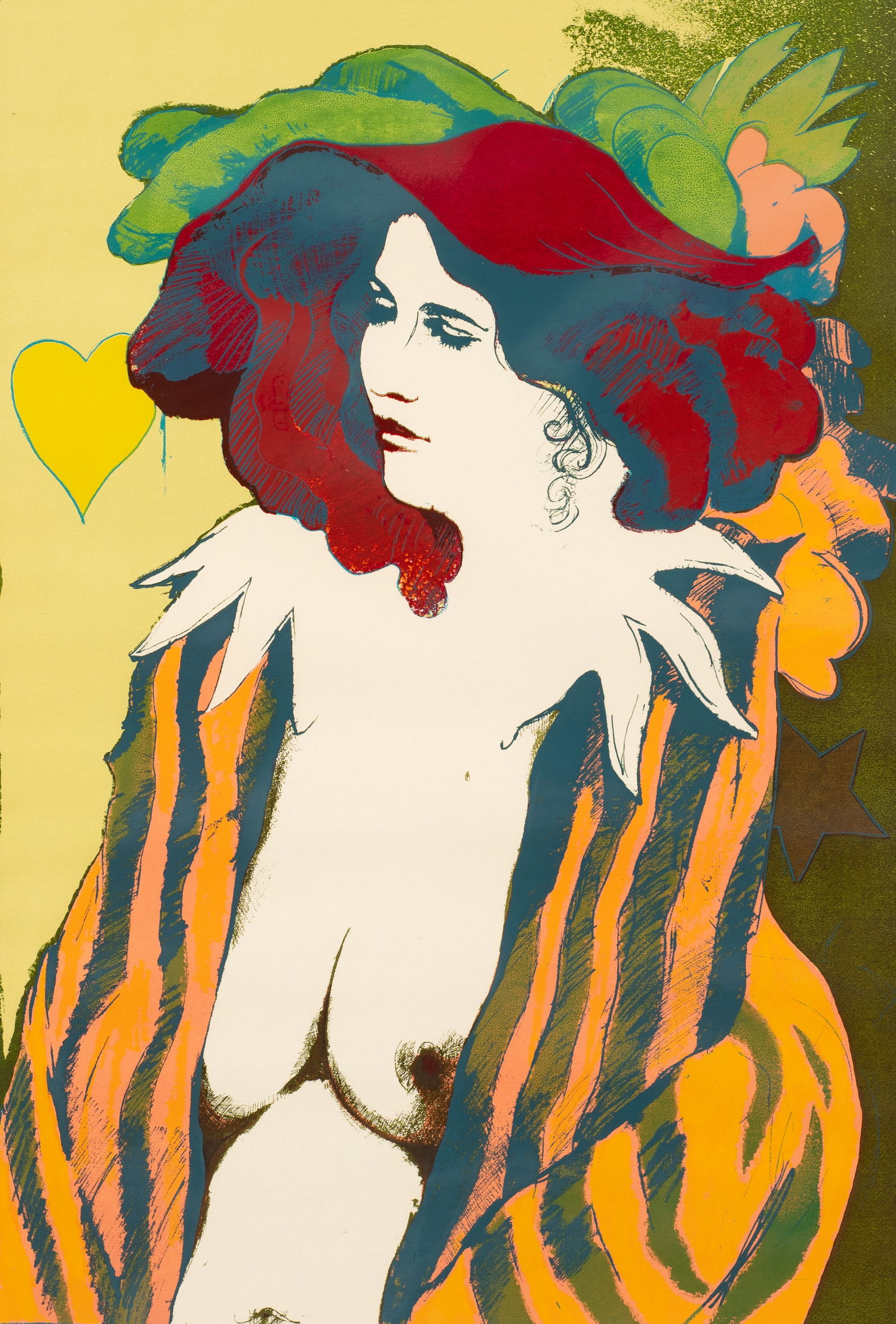 "Ruby", Artist Proof Serigraph by Frank Gallo.: Artist(s): Frank Gallo (American, 1933-2019). Medium: Serigraph in colors. Signature(s): Pencil signed and titled in its lower margin. Artist Proof, lower left. Paperwork: N/A Condition: Scattered scu