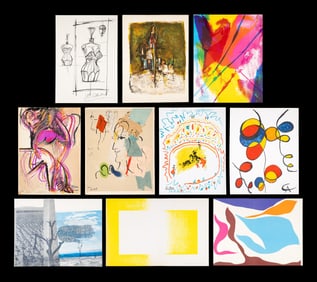 Assorted Lot of Prints - Chagall, Calder, etc.