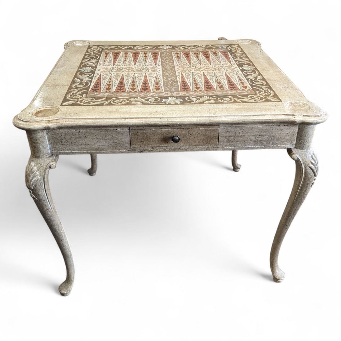 French Provincial Style Backgammon Table. (1 of 3)
