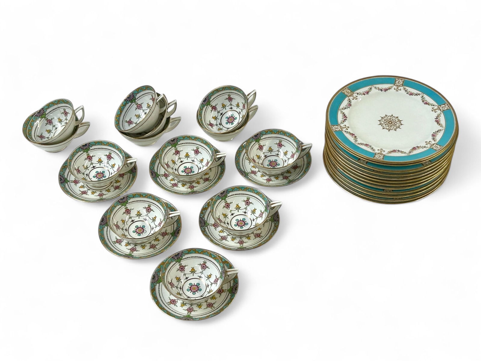 34 Pcs. of Mintons China- Plates, Cups, Saucers. (1 of 9)