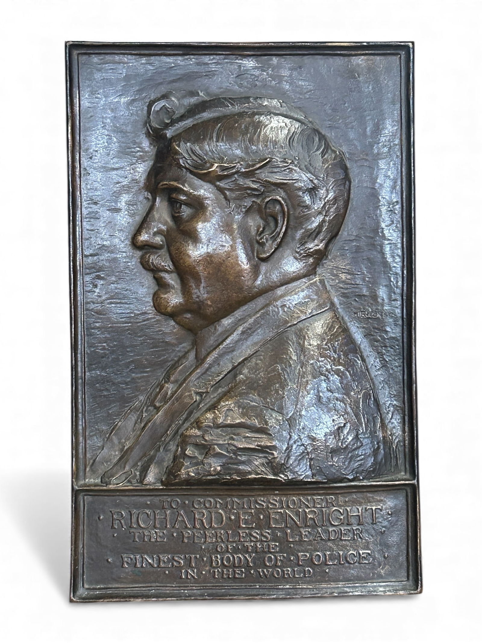 Bronze Portrait Plaque of Police Commissioner. (1 of 5)