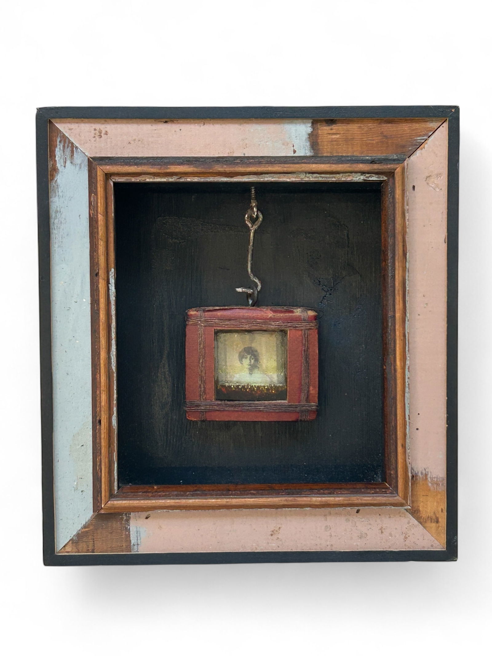 Margeaux Klein Self Portrait in Shadowbox Frame. (1 of 5)