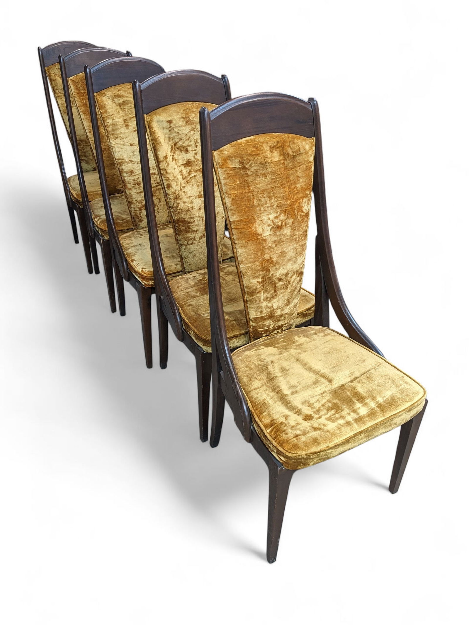 Set of Five Tabago Meubles Dining Chairs. (1 of 3)