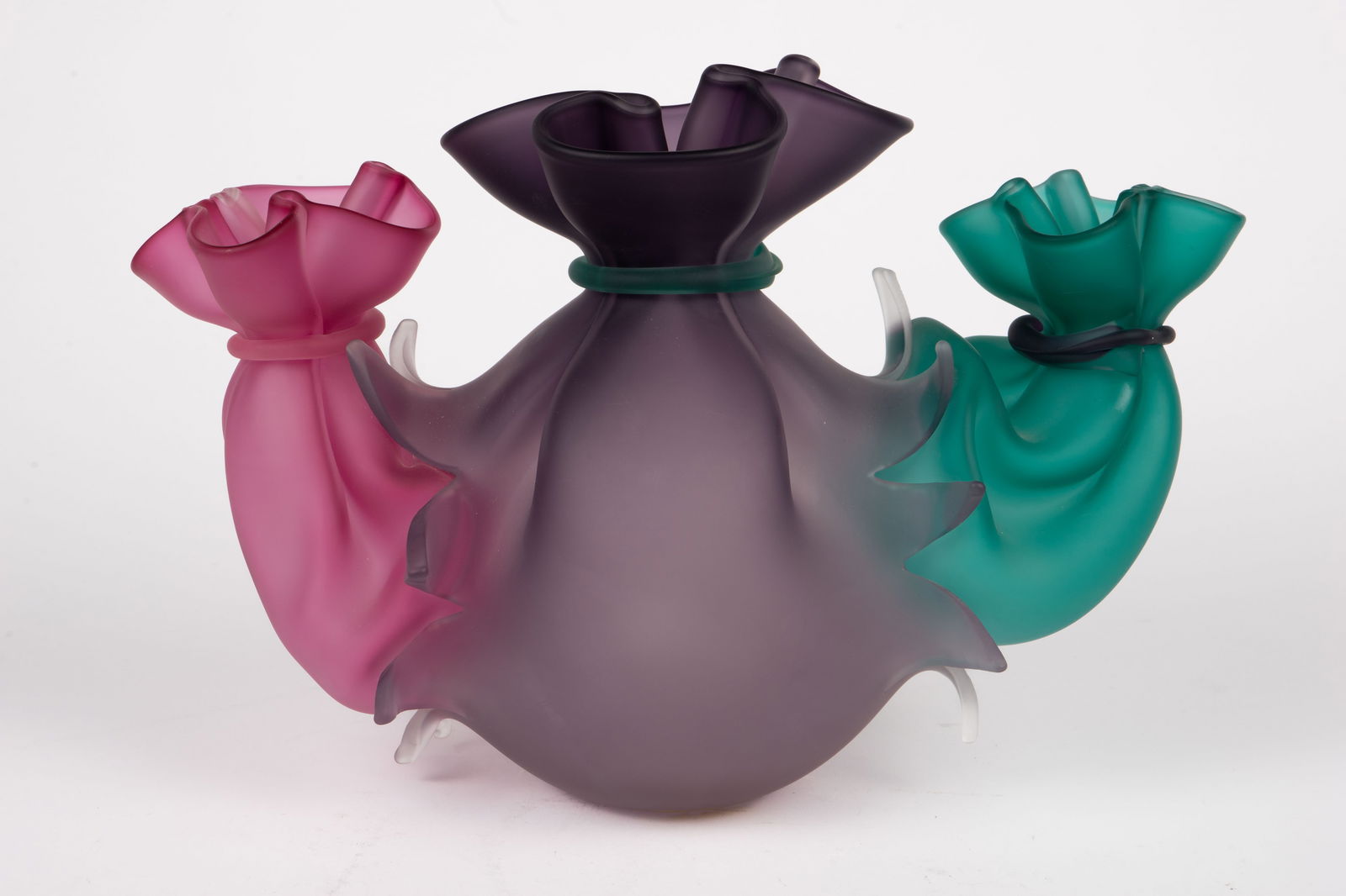 Littleton & Vogel Glass Bag Explosion Sculpture. (1 of 5)