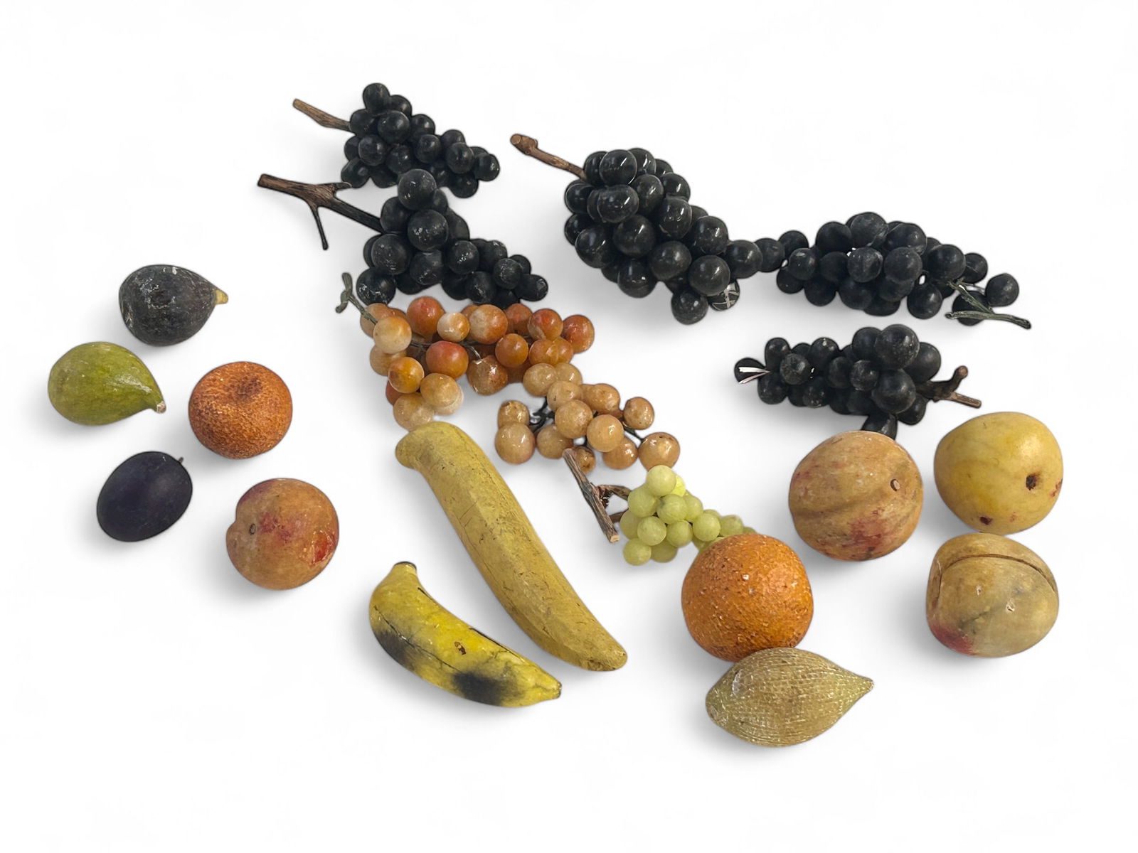Lot of 20 Realistic Stone Fruit Sculptures. (1 of 8)