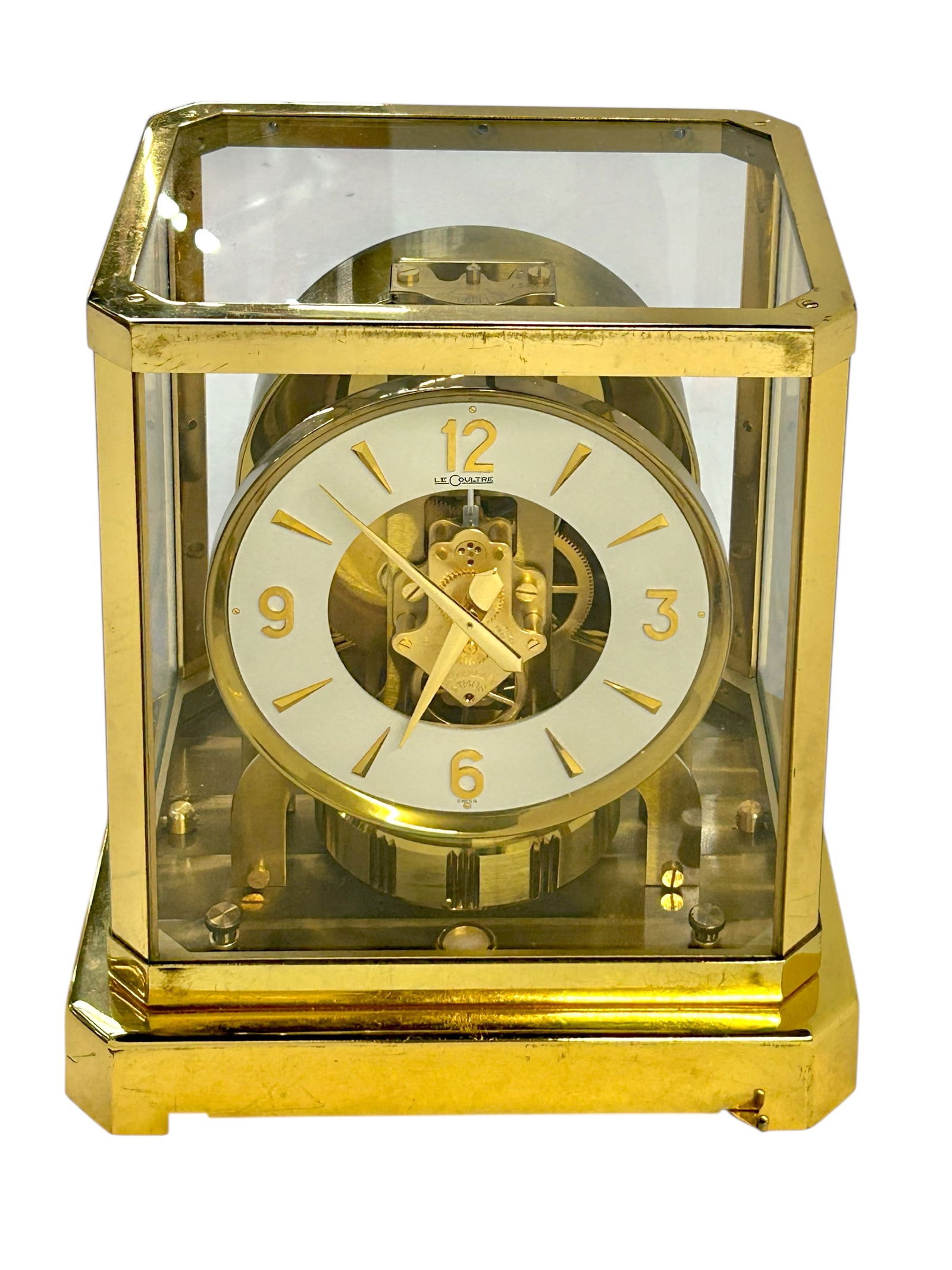 LeCoultre Atmos 15 Jewel Brass and Glass Clock. (1 of 14)