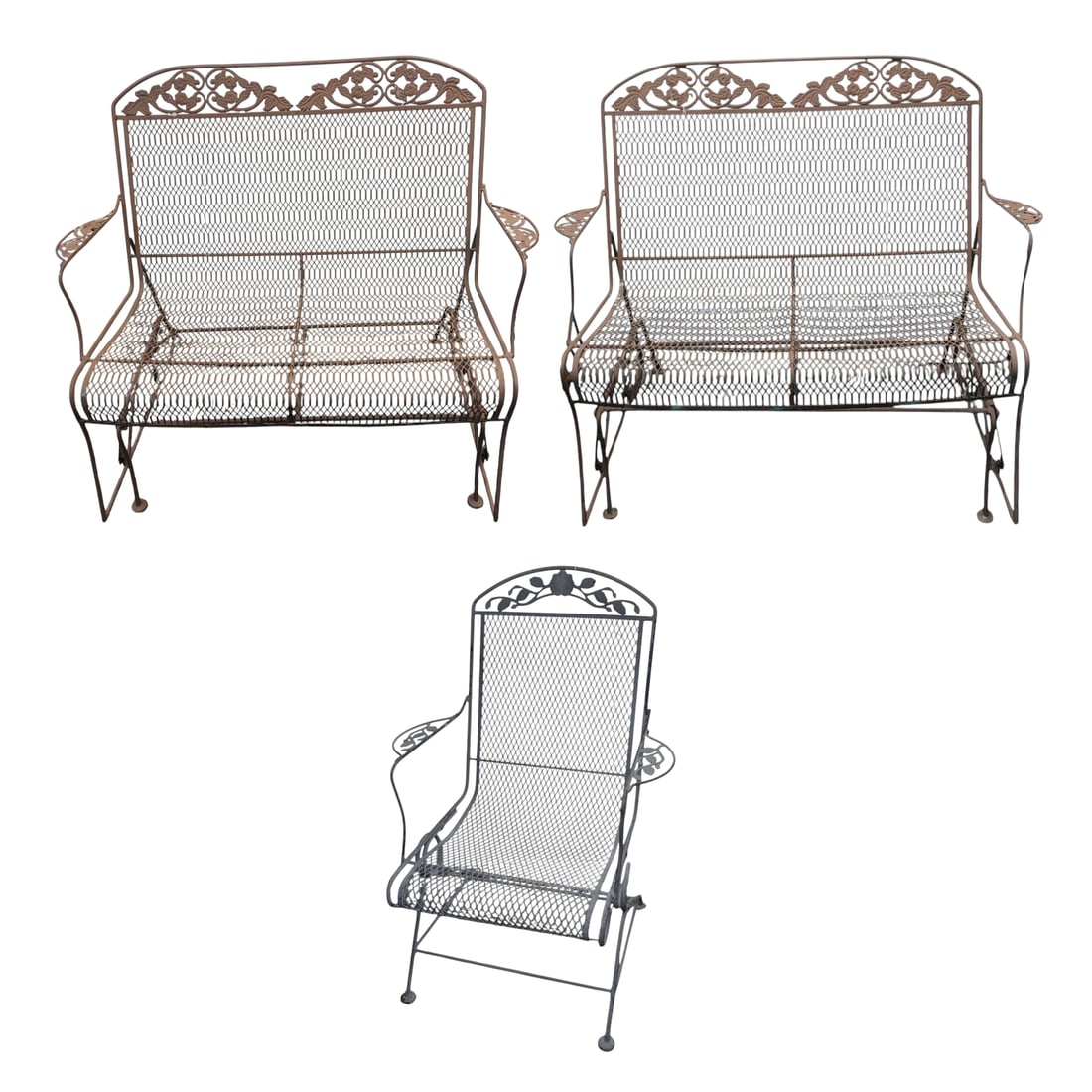 Wrought Iron Patio Set. (1 of 5)