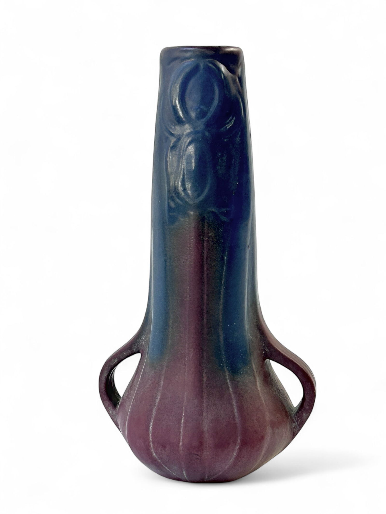 Early Van Briggle Double Handle Iris Vase. (1 of 7)
