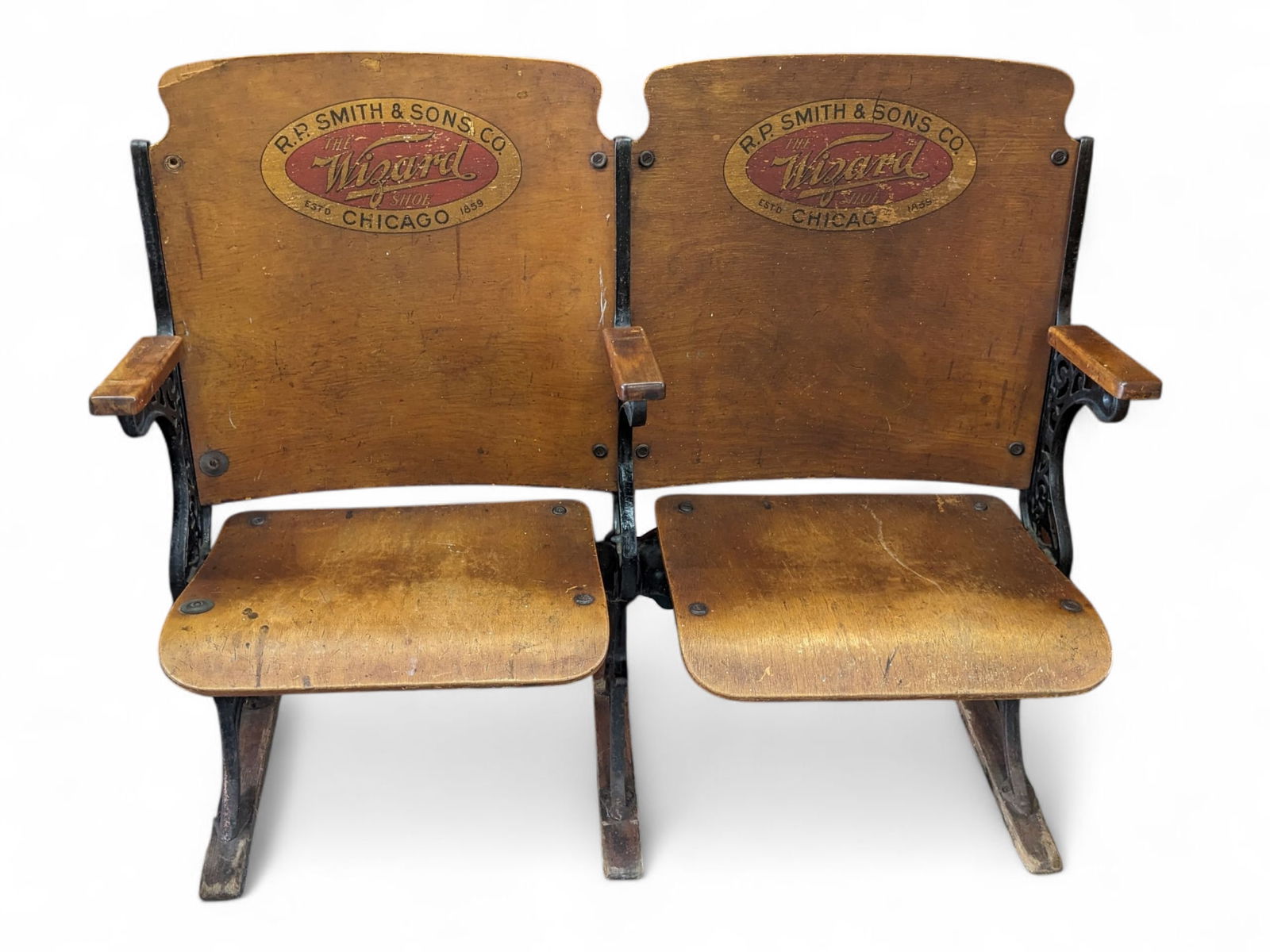 Vintage "Wizard" Advertising Folding Chairs. (1 of 3)