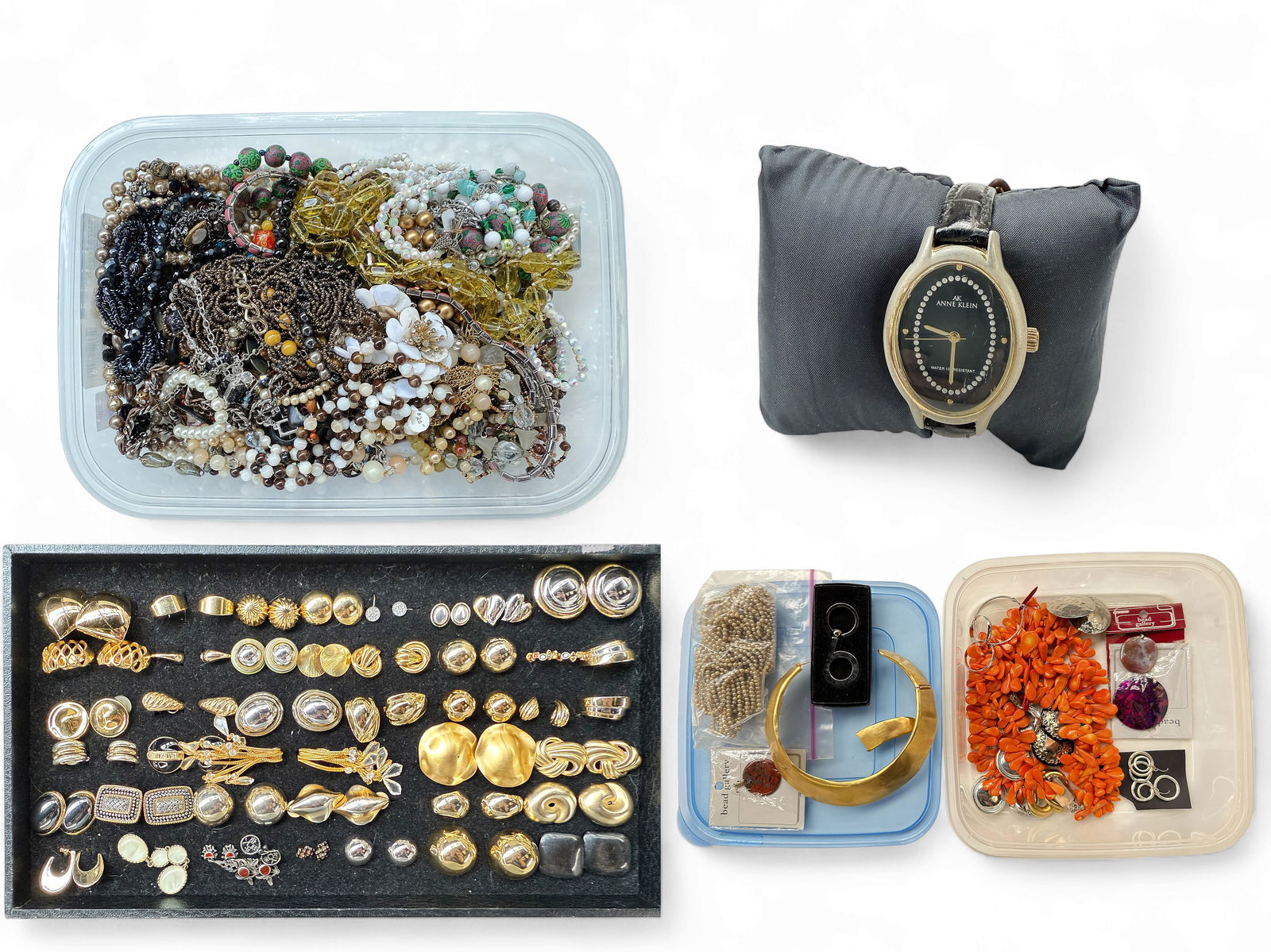 Lot of Mostly Costume Earrings & Necklaces. (1 of 5)