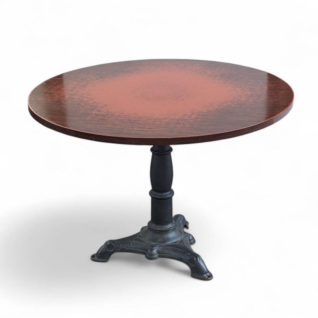 Pub Table with Cast Iron Base. (1 of 3)