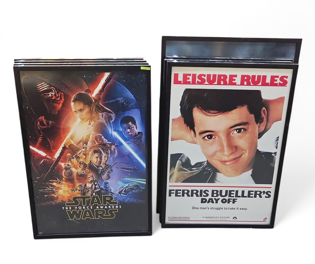 Lot of 8 Framed Movie Posters - Star Wars, Thor. (1 of 4)